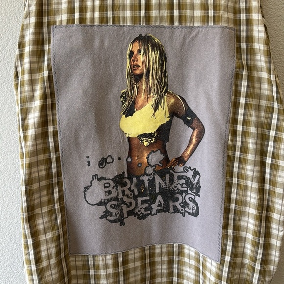 Britney Spears Upcycled Snap Front Shirt & Book Bundle - Picture 4 of 5